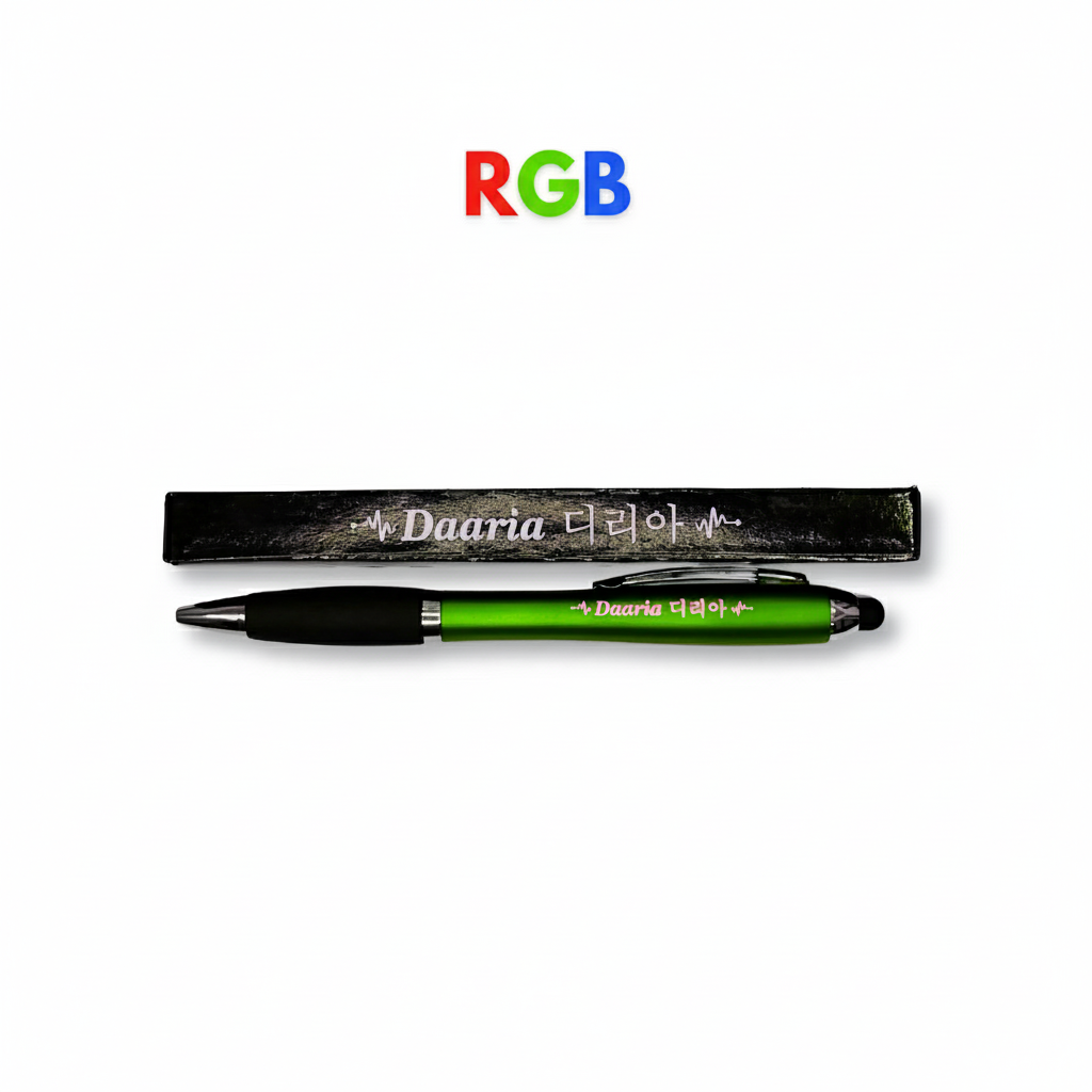 Customized Name Engraved Pen with Neon Light