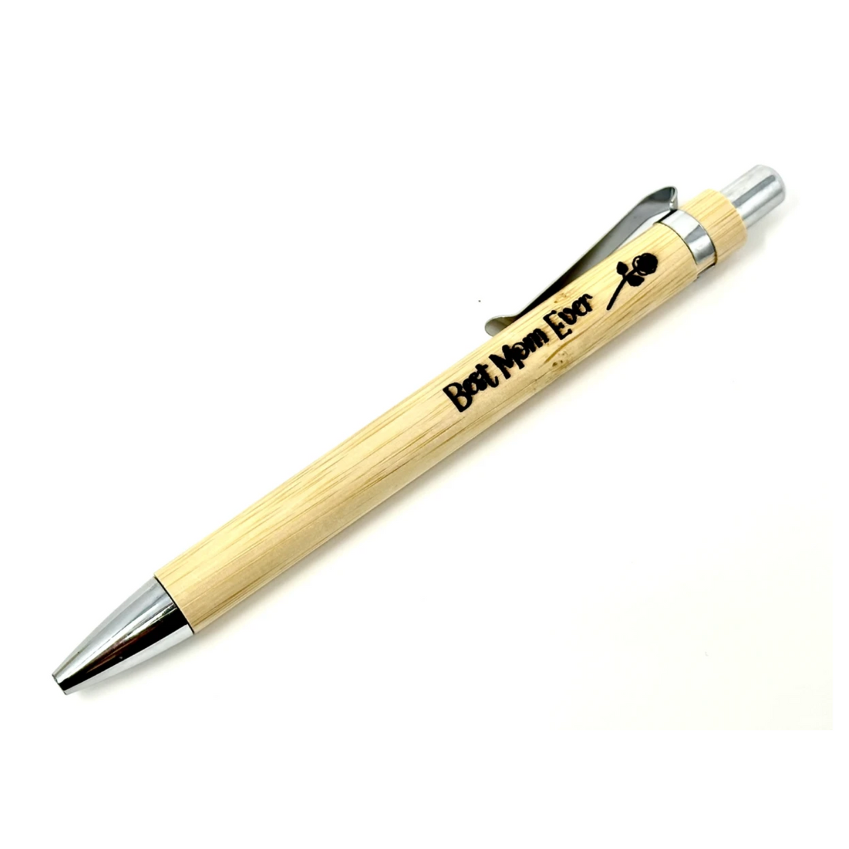 Customized Name / Logo Engraved Bamboo Wooden Pen
