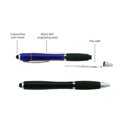 Customized Name Engraved Pen with Neon Light