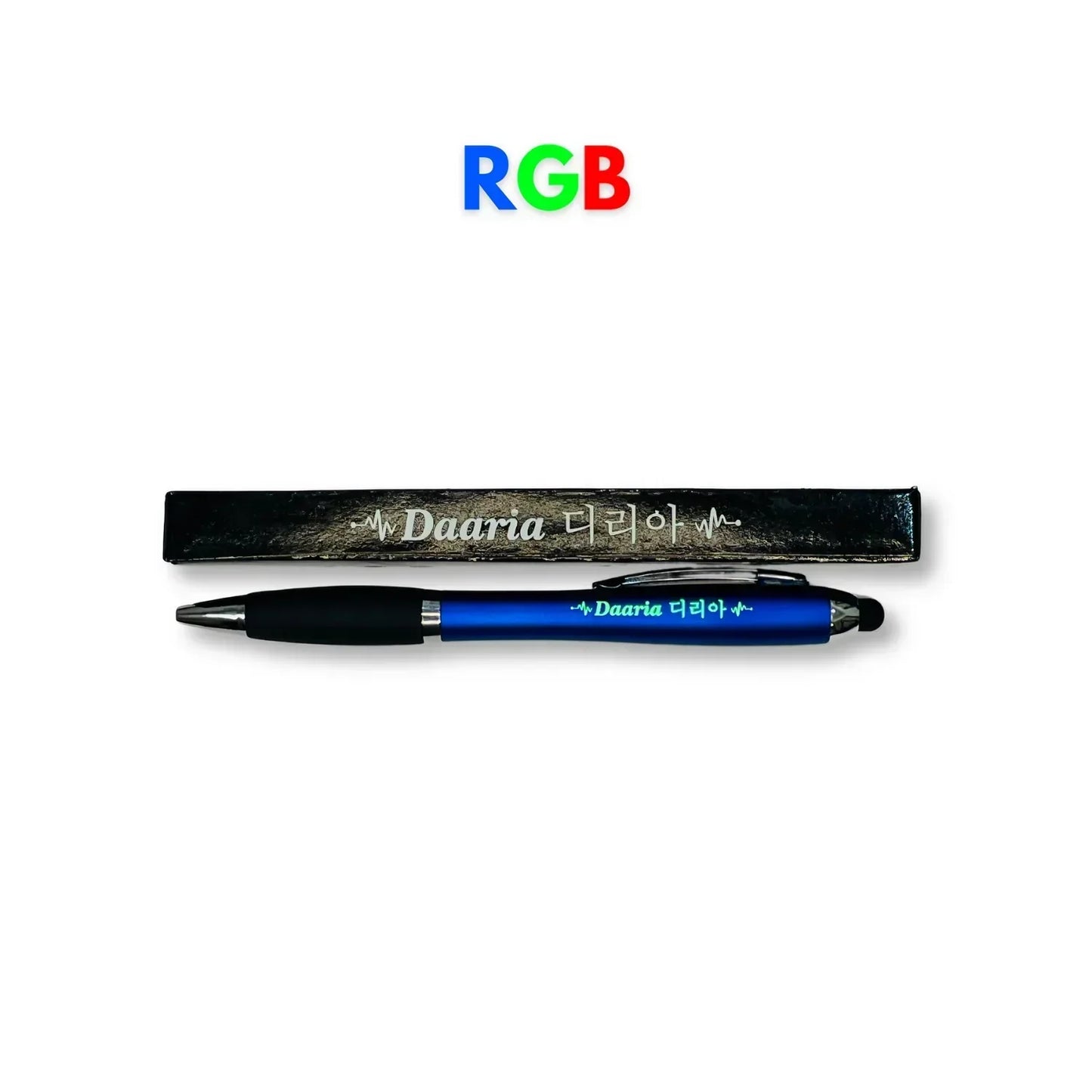 Customized Name Engraved Pen with Neon Light