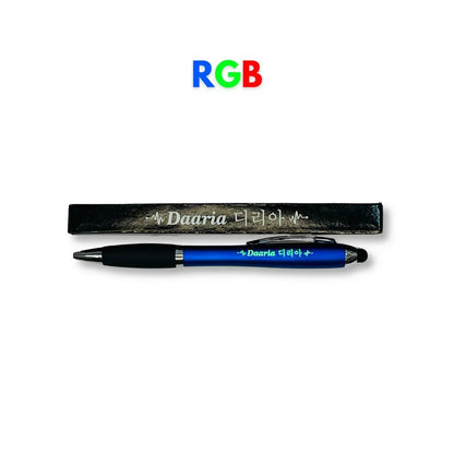 Customized Name Engraved Pen with Neon Light