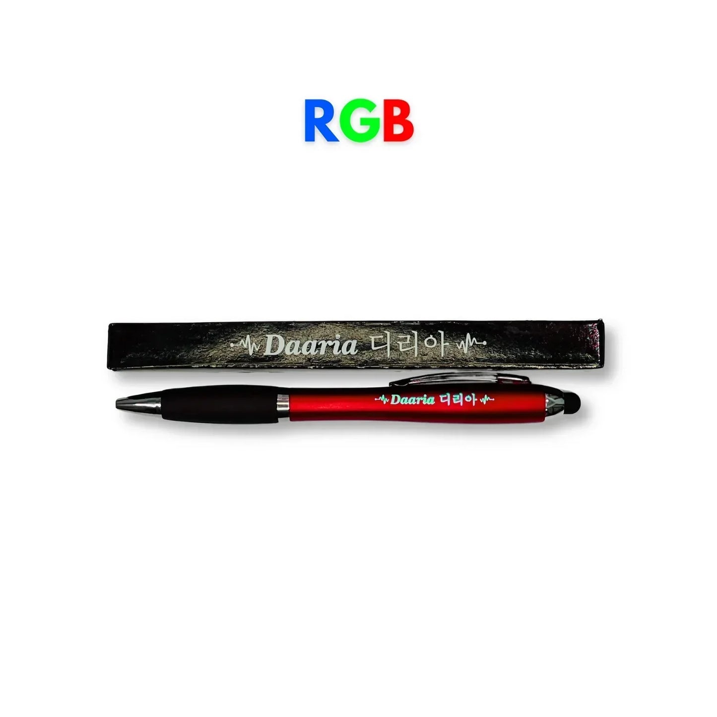 Customized Name Engraved Pen with Neon Light