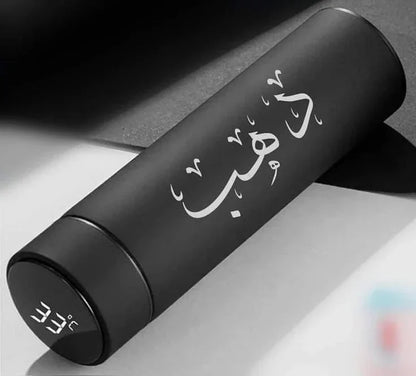 Smart Thermo Bottle with Temperature Display – Stainless Steel