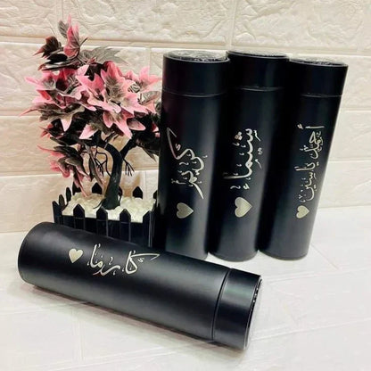 Smart Thermo Bottle with Temperature Display – Stainless Steel